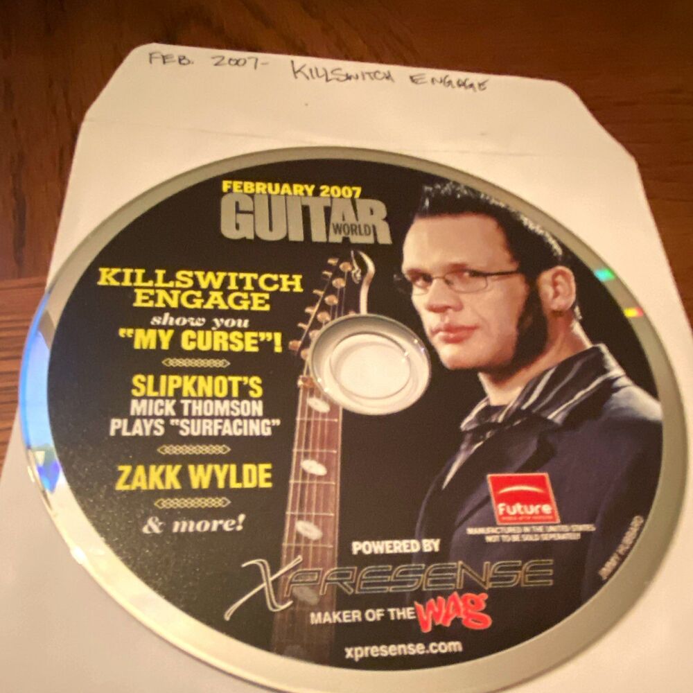 Guitar World Feb 2007 Guitar Instructional DVD Killswitch Engage Slipknot Wylde